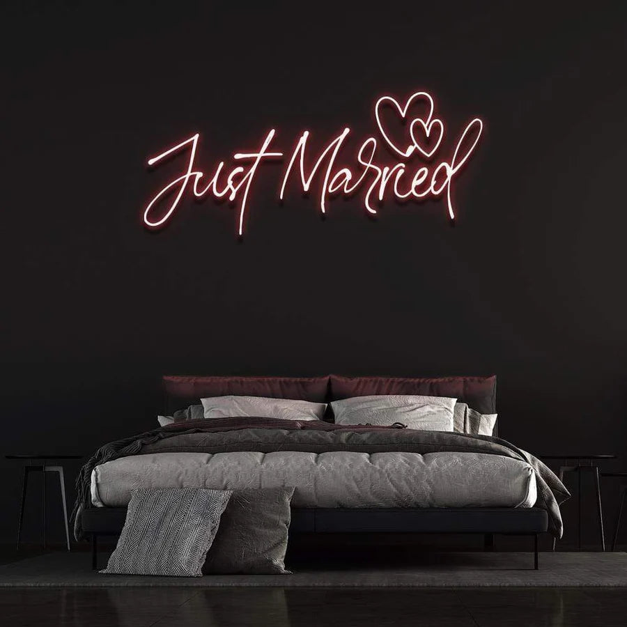Just Married Red Sign Mississauga