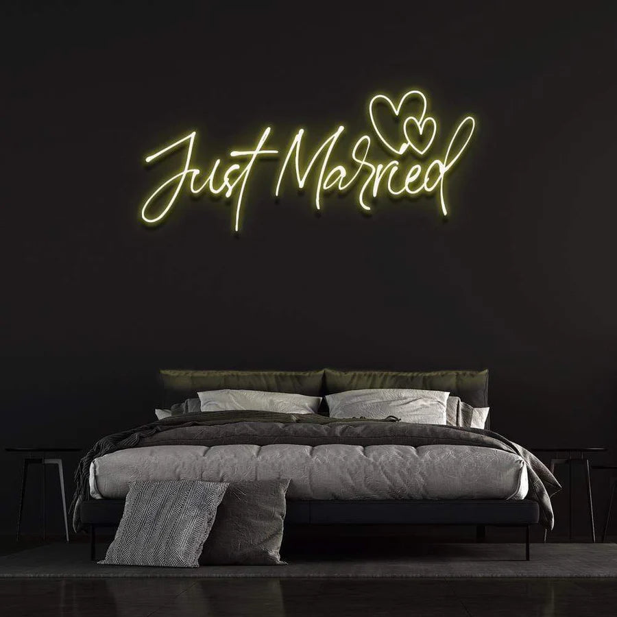 Just Married Yellow Sign Mississauga