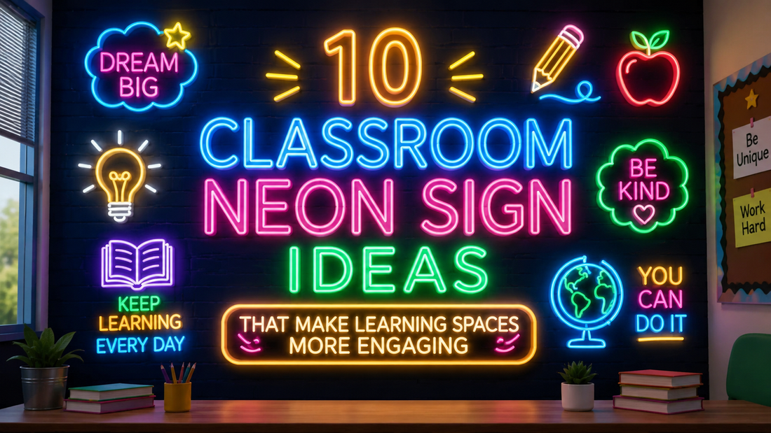 Classroom Neon Signs ideas - Custom Neon Solutions
