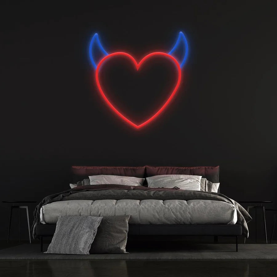 DEVIL HEART - LED NEON SIGN