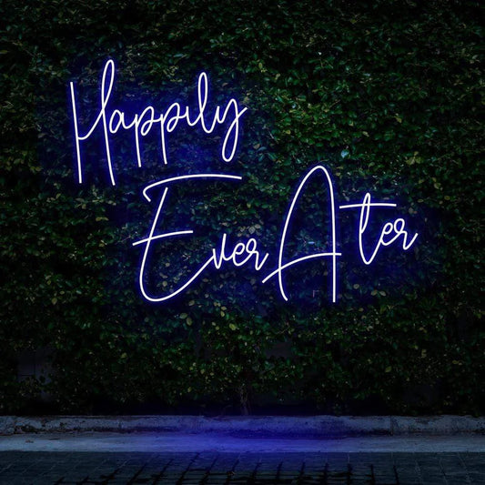 "HAPPILY EVER AFTER" NEON SIGN