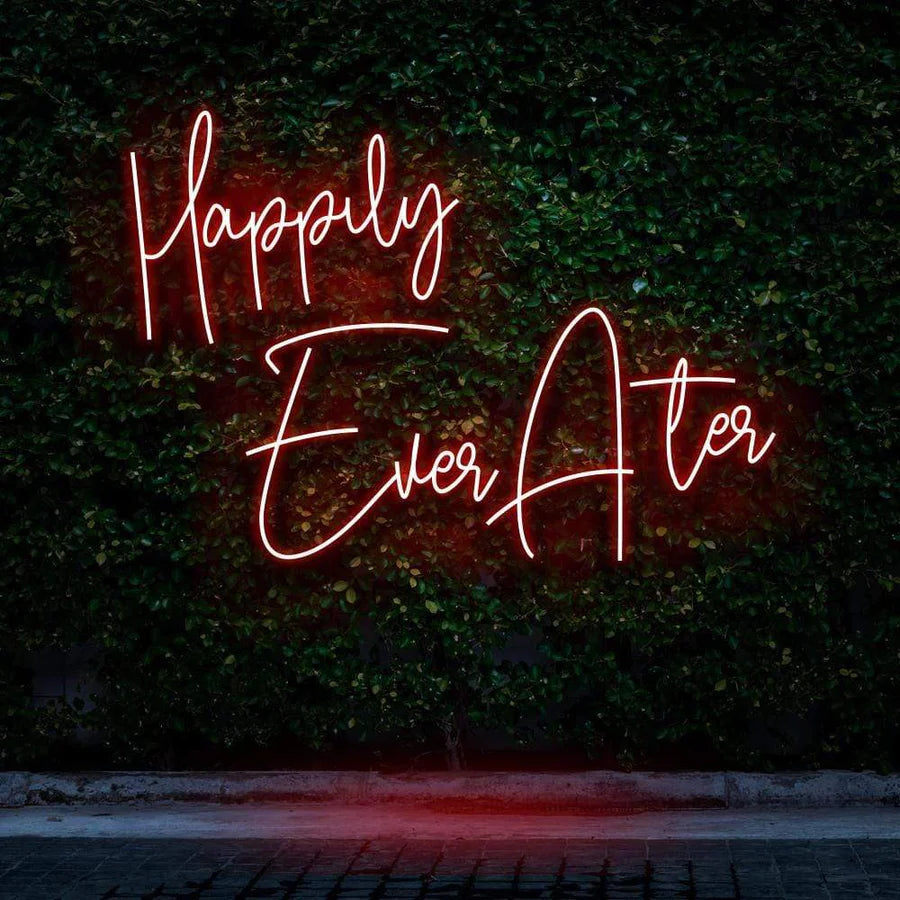 "HAPPILY EVER AFTER" NEON SIGN