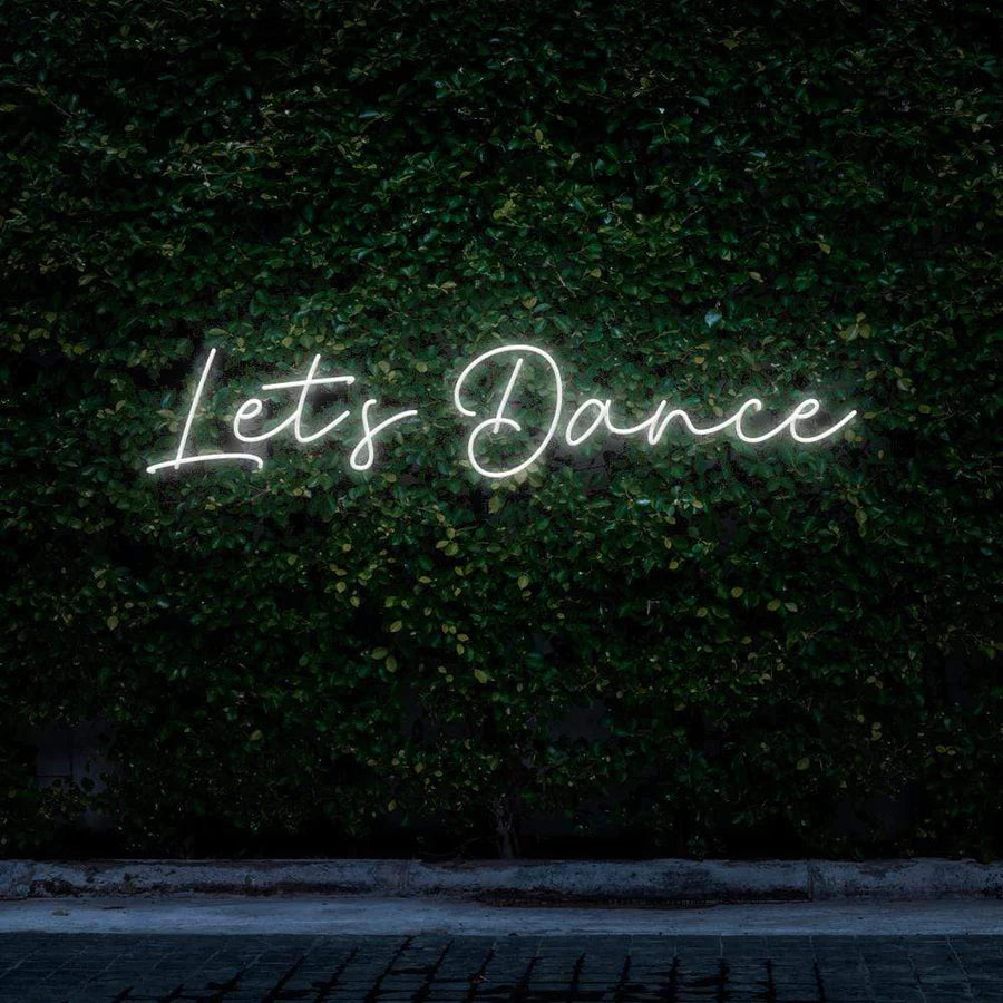 "LET'S DANCE" NEON SIGN