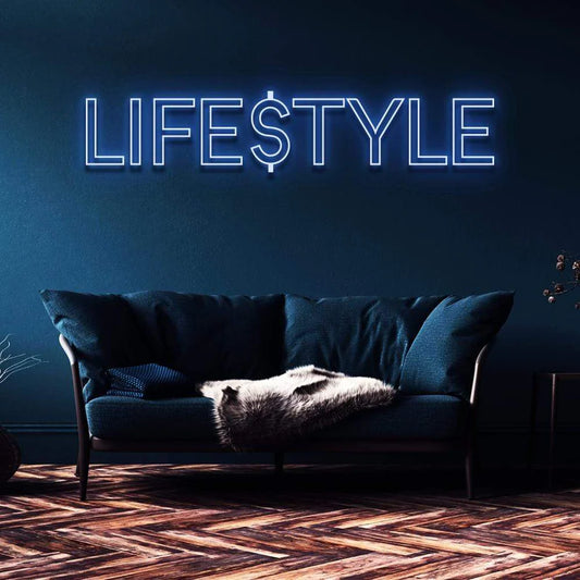 "LIFESTYLE" NEON SIGN