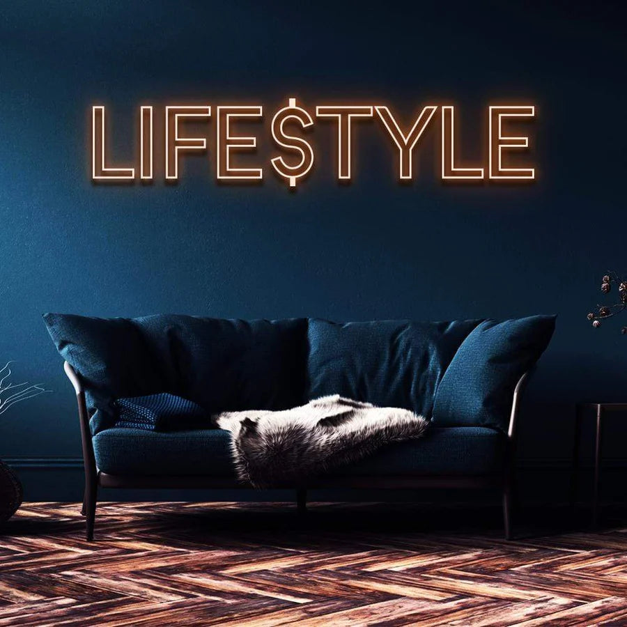 "LIFESTYLE" NEON SIGN