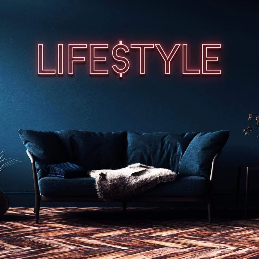 "LIFESTYLE" NEON SIGN