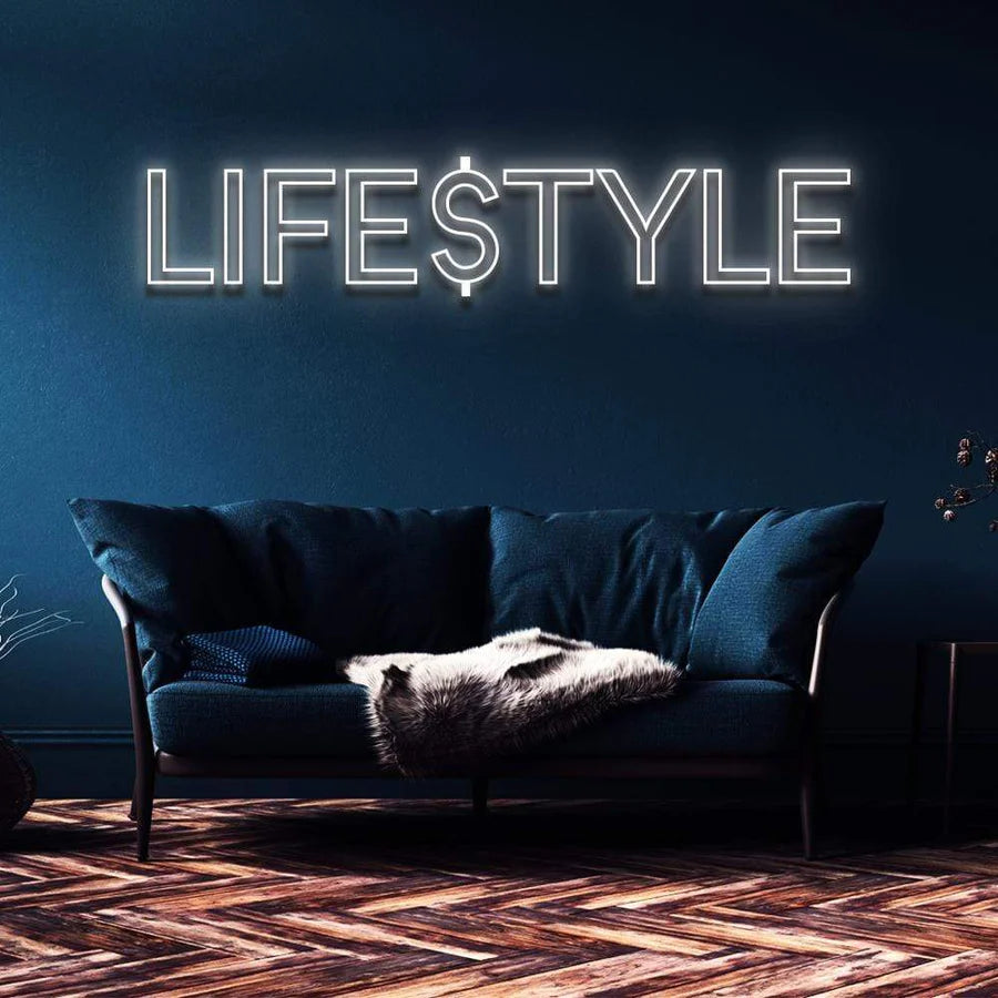 "LIFESTYLE" NEON SIGN