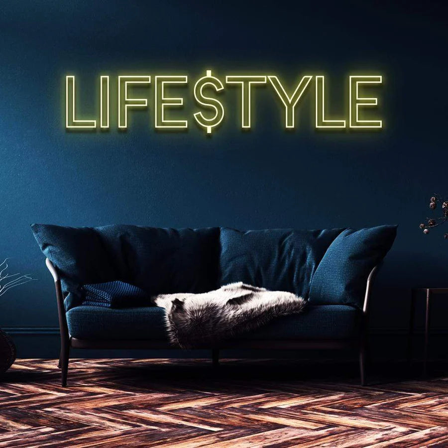 "LIFESTYLE" NEON SIGN