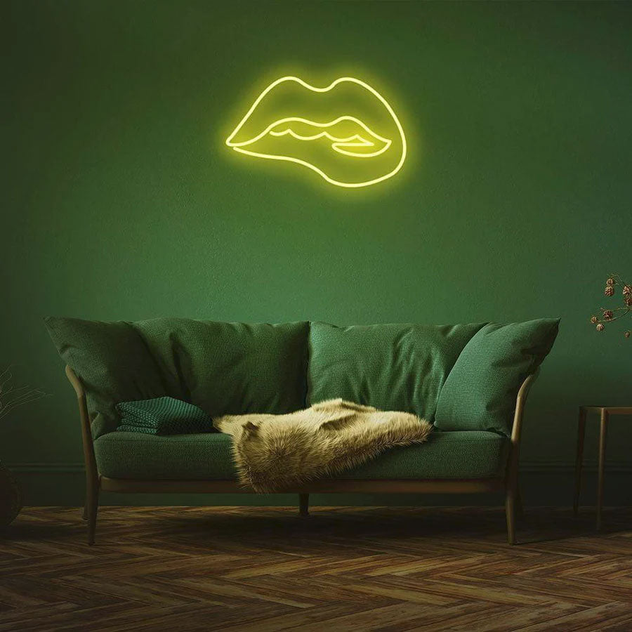 Irresistible Lips Neon Sign