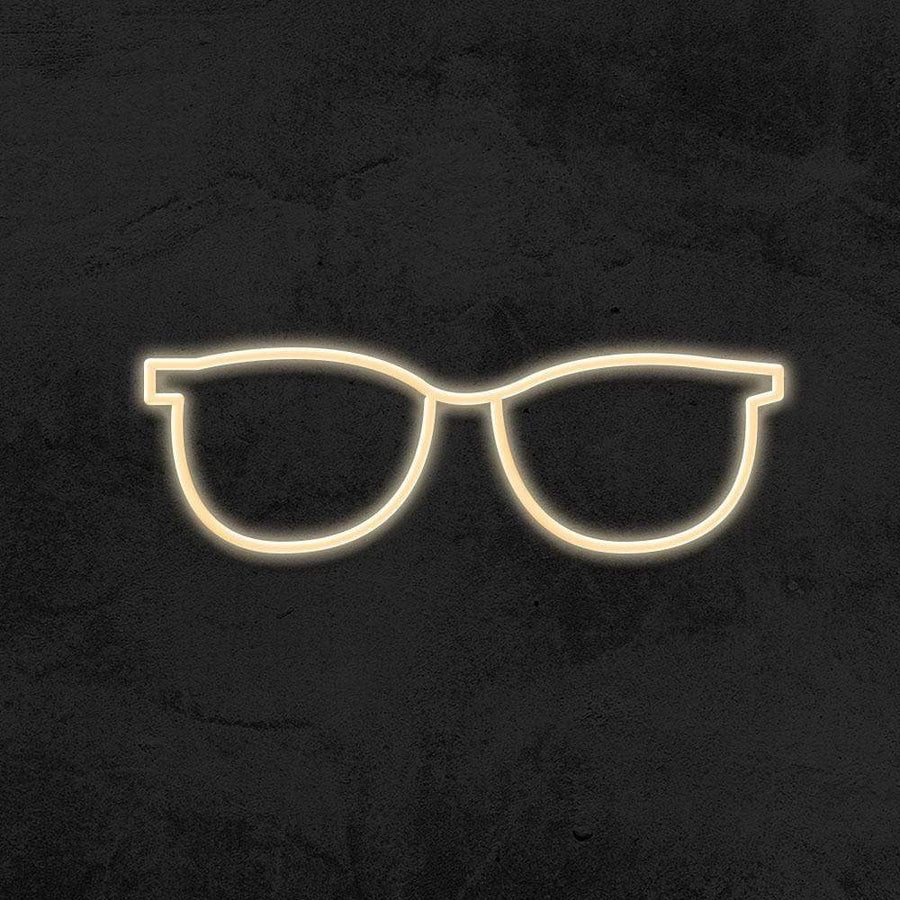 GLASSES - LED NEON SIGN