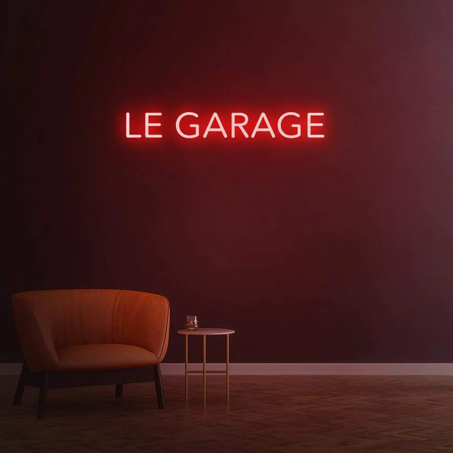 LE GARAGE - LED NEON SIGN