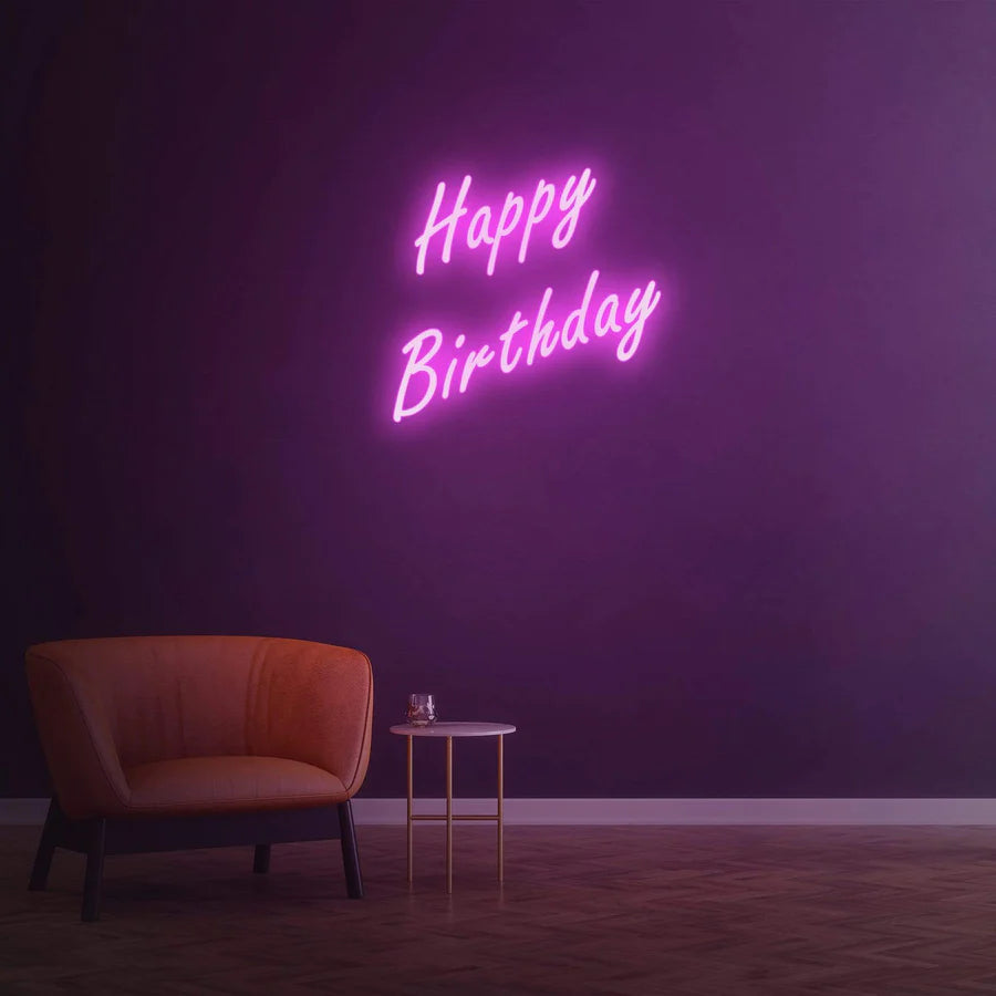 HAPPY BIRTHDAY - LED NEON SIGN