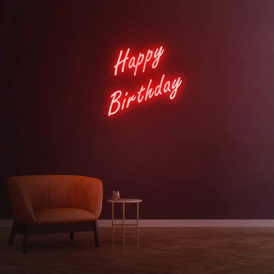 HAPPY BIRTHDAY - LED NEON SIGN