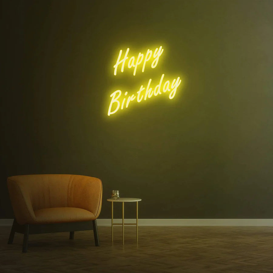 HAPPY BIRTHDAY - LED NEON SIGN